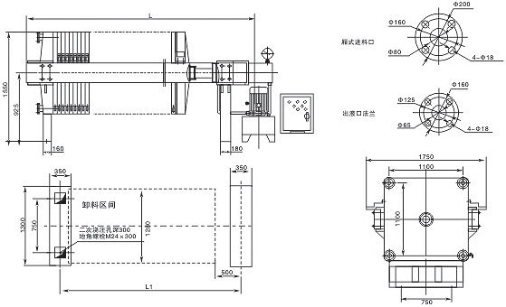 1250型自动保压压滤机(图1)